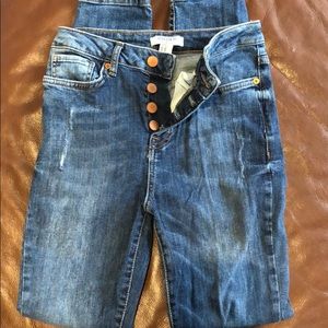 Worn once Forever 21 high waisted skinny jeans